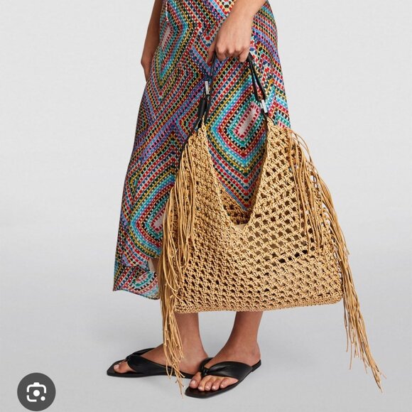 All Saints Large Crochet Bag "LIKE NEW" - Picture 15 of 16